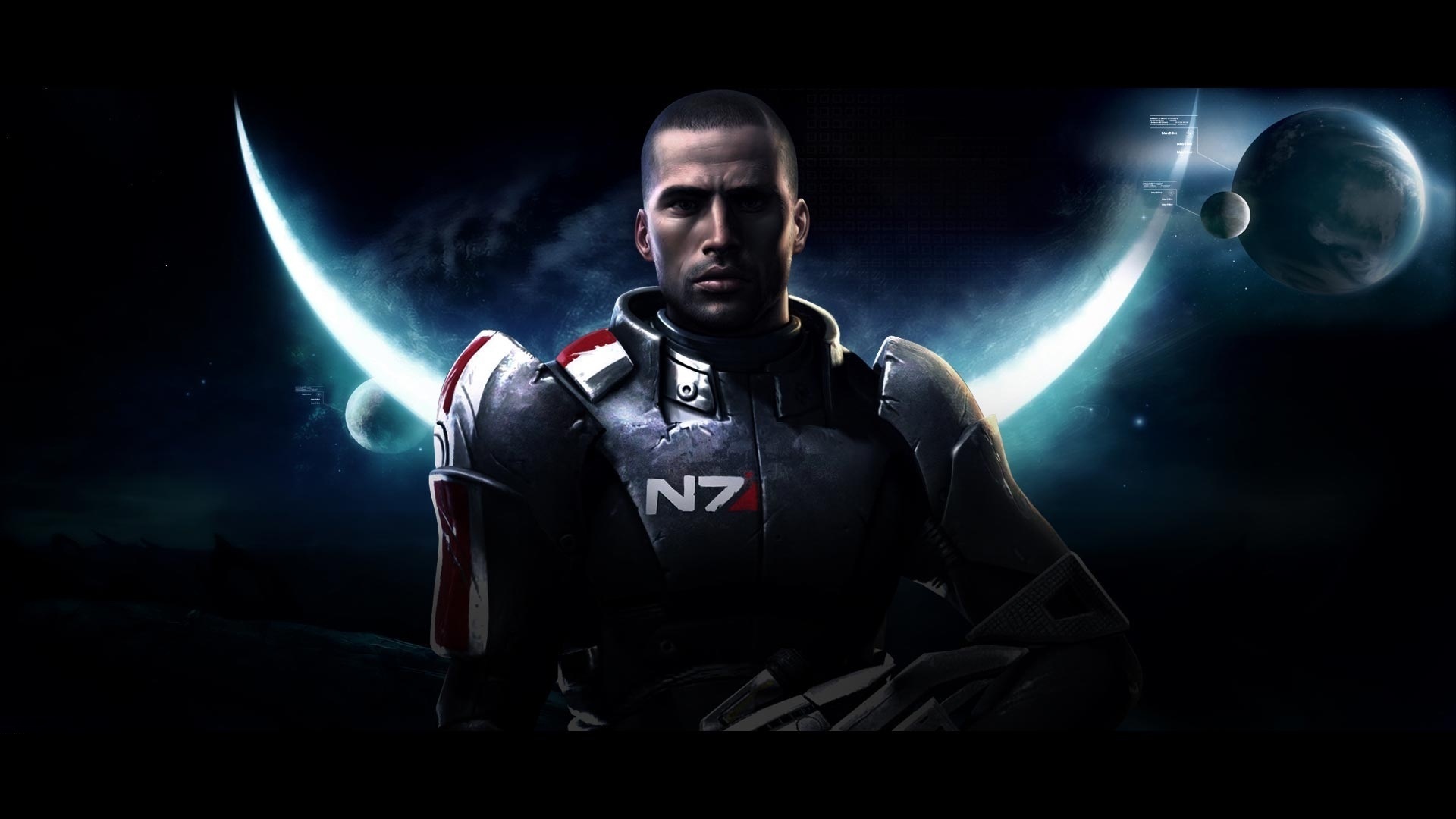 Шепард из Mass Effect обои