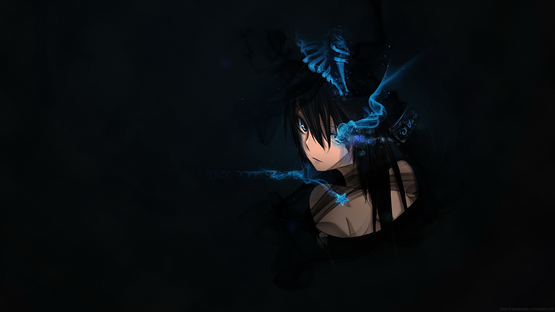 Black rock shooter обои