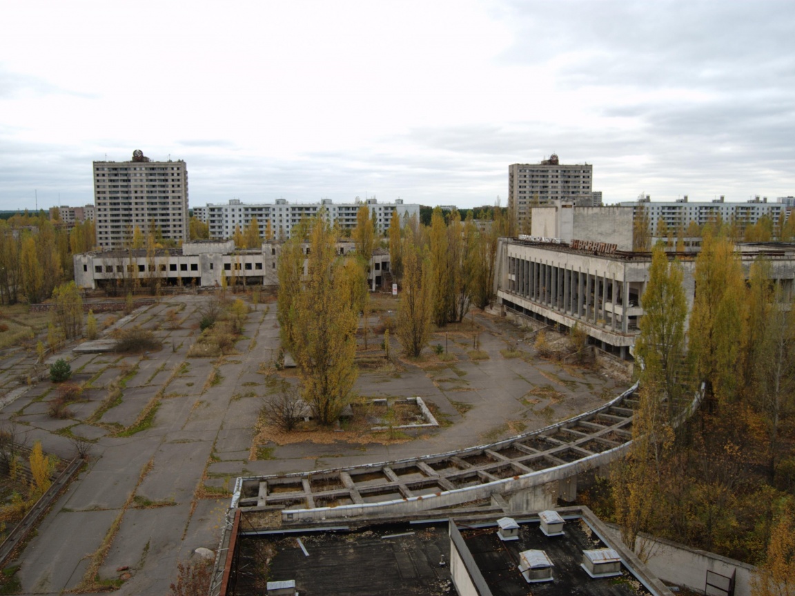 Площадь в Припяти обои