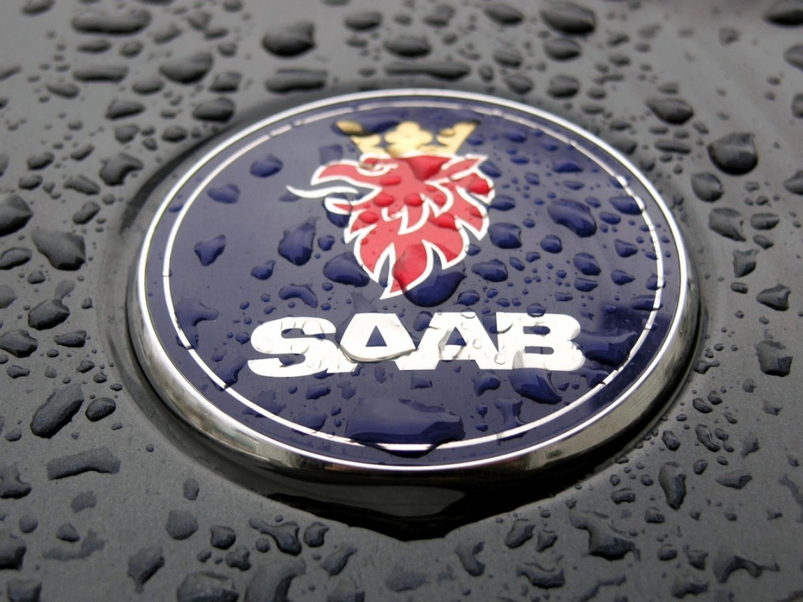 Логотип Saab обои