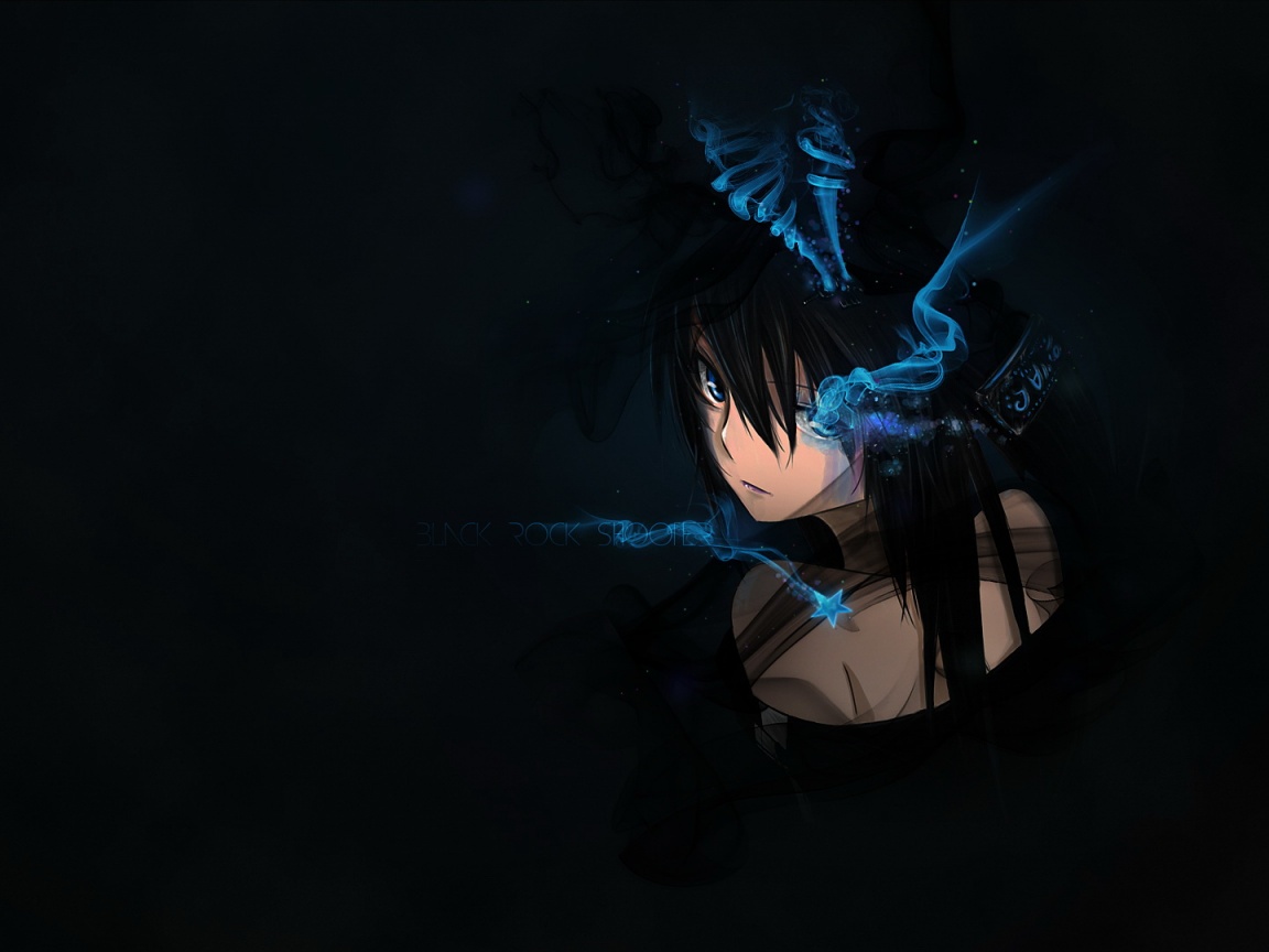 Black rock shooter обои