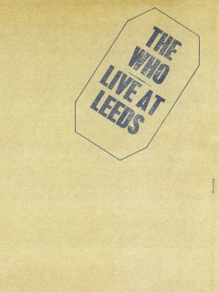 The who live at leeds обои