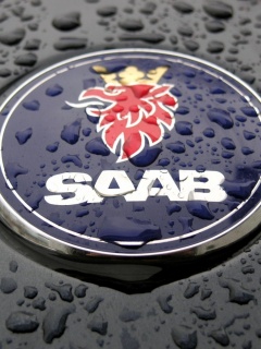 Логотип Saab обои