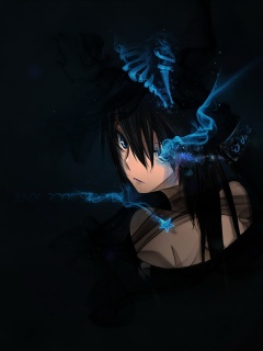 Black rock shooter обои