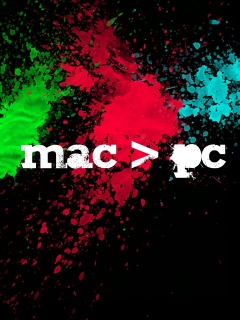 Mac лучше Pc обои