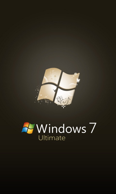 Логотип WIndows 7 Ultimate обои