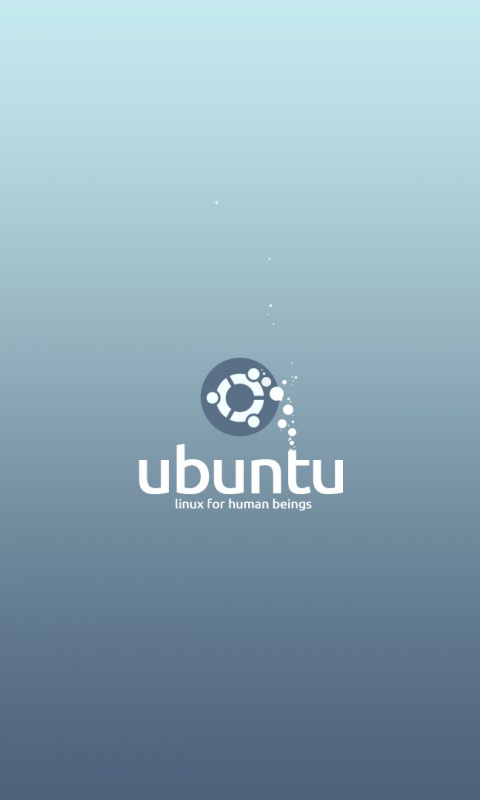 Логотип Ubuntu обои