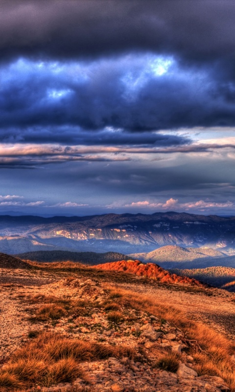 Горы в HDR обои