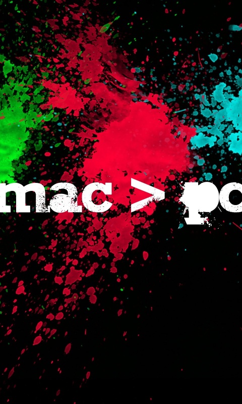 Mac лучше Pc обои