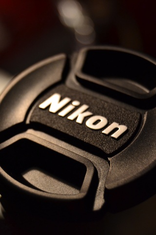 Крышечка от объектива Nikon обои