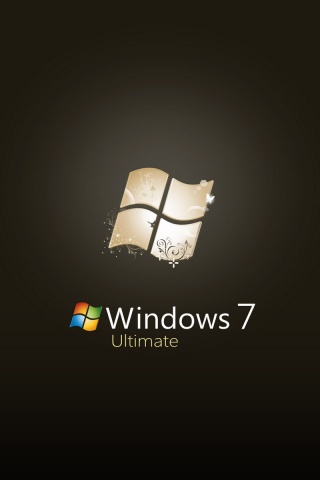 Логотип WIndows 7 Ultimate обои