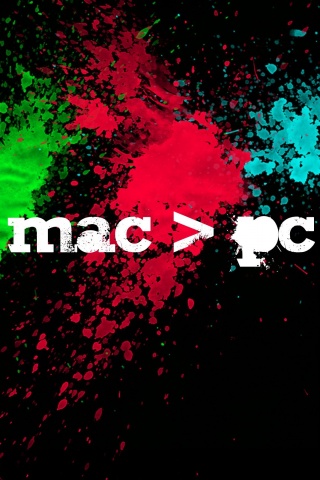 Mac лучше Pc обои