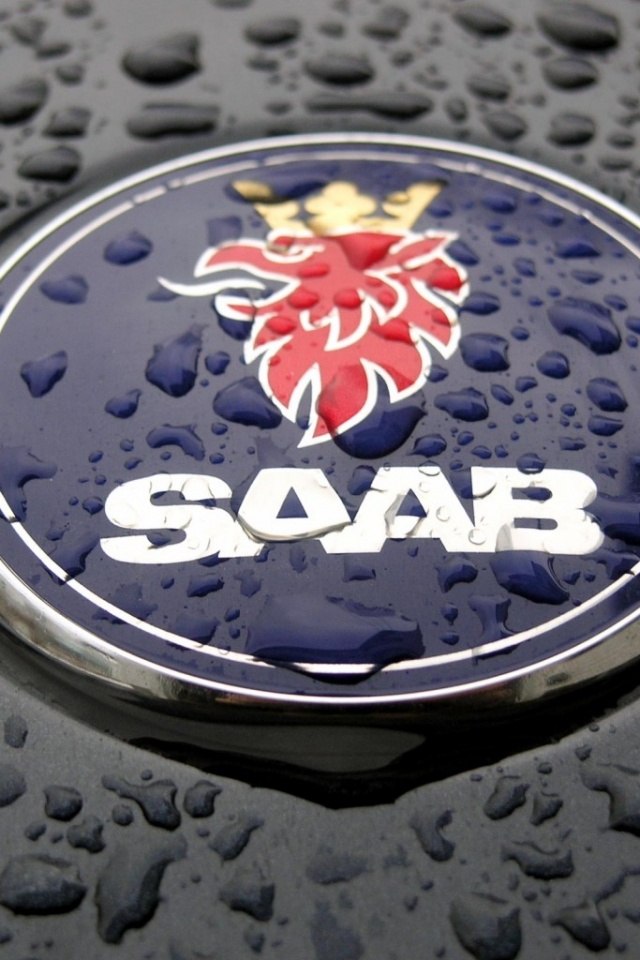 Логотип Saab обои