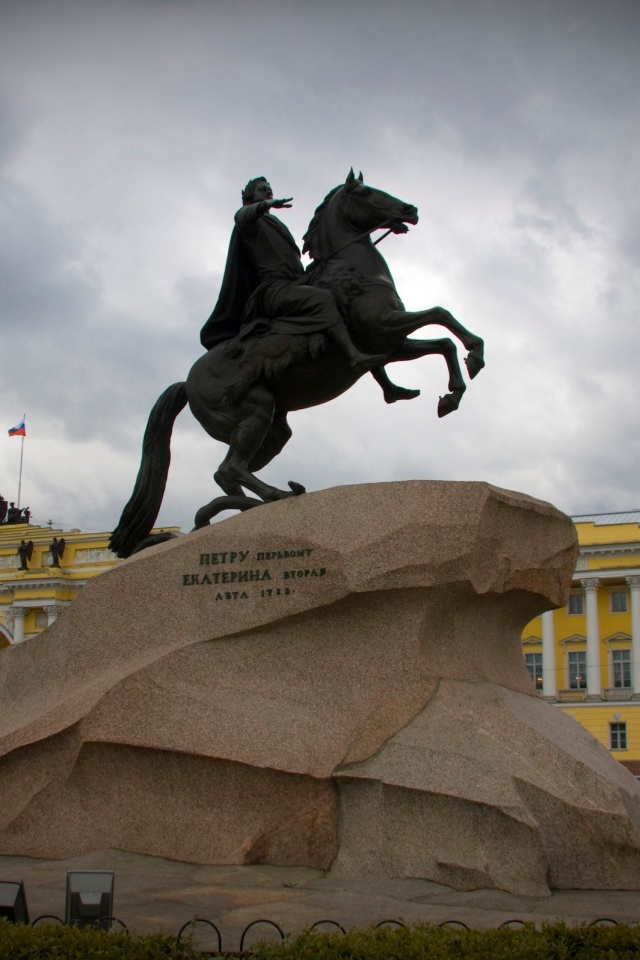 Медный Всадник в Питере обои