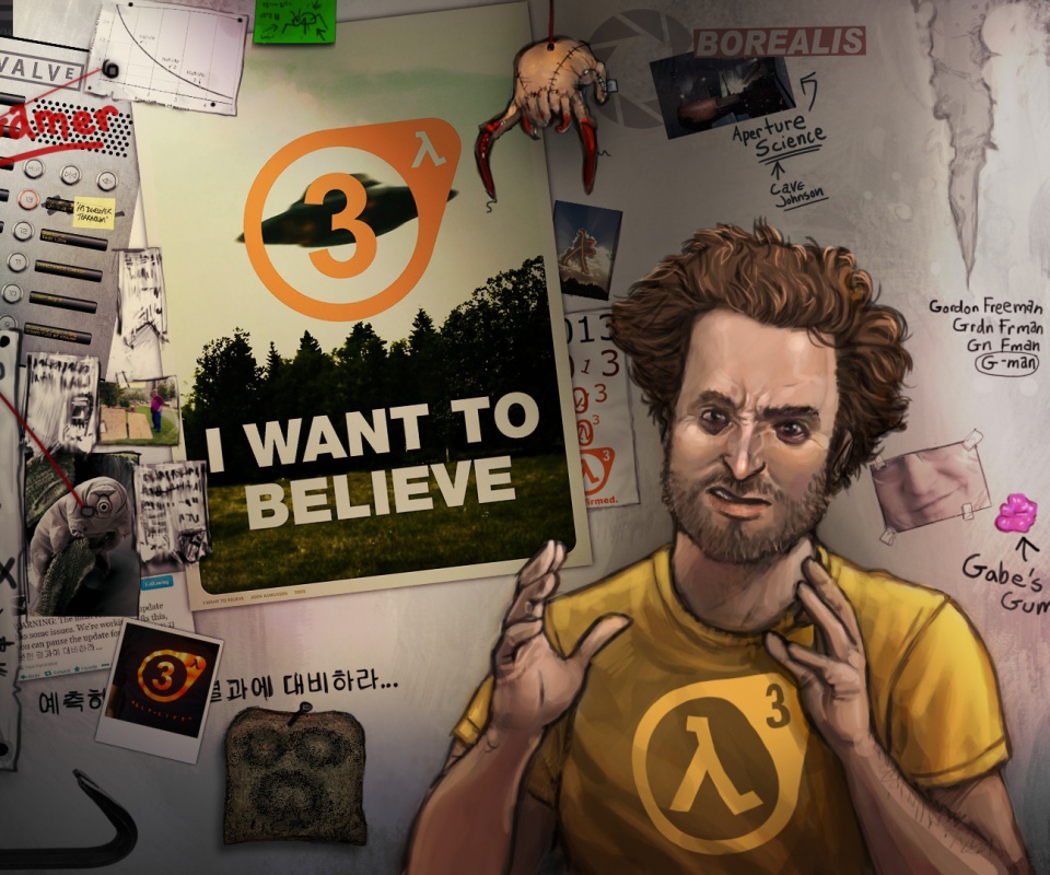 Half Life 3 - I want to believe обои