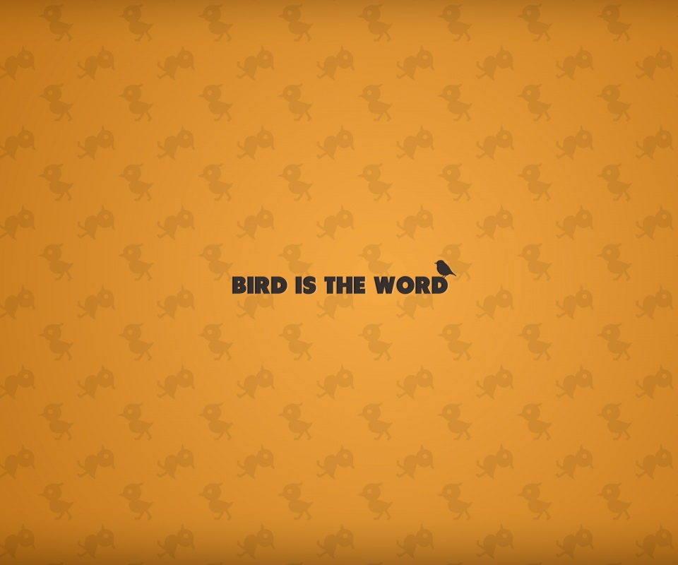 Bird is the word обои