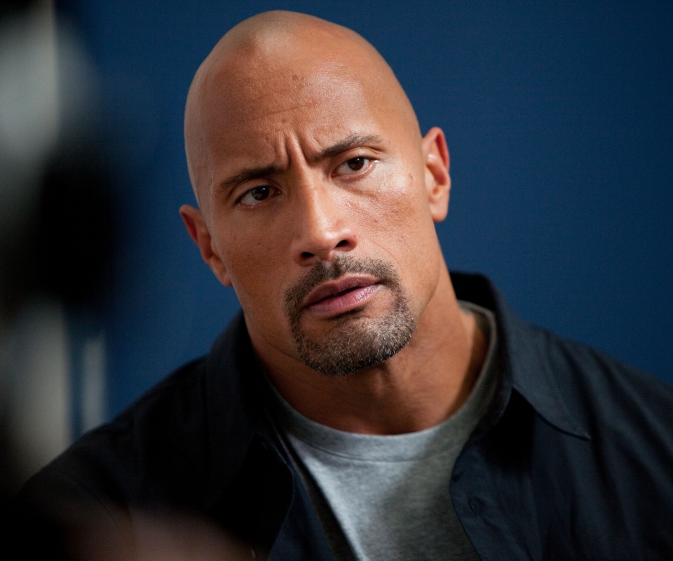 Dwayne johnson, Actor, Bald, Hair, Celebrity обои