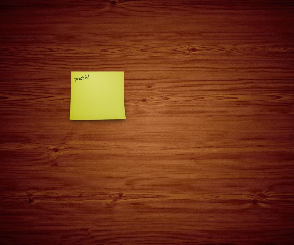 Стикер Post it! обои
