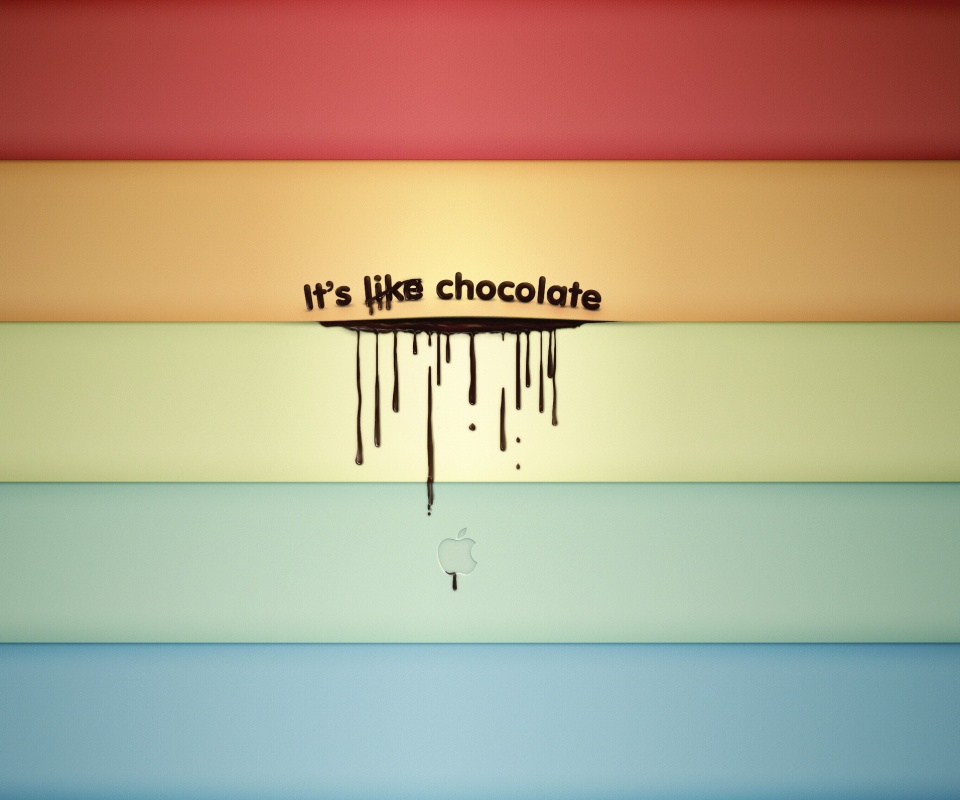 It"s not like chocolate обои