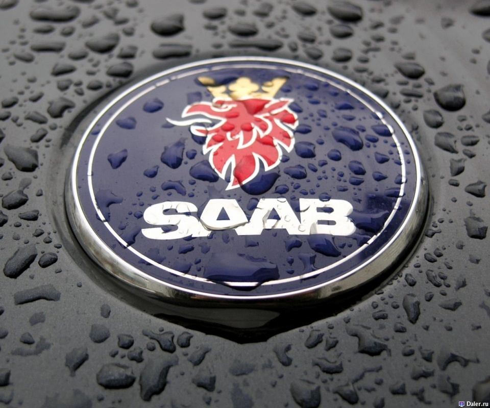 Логотип Saab обои