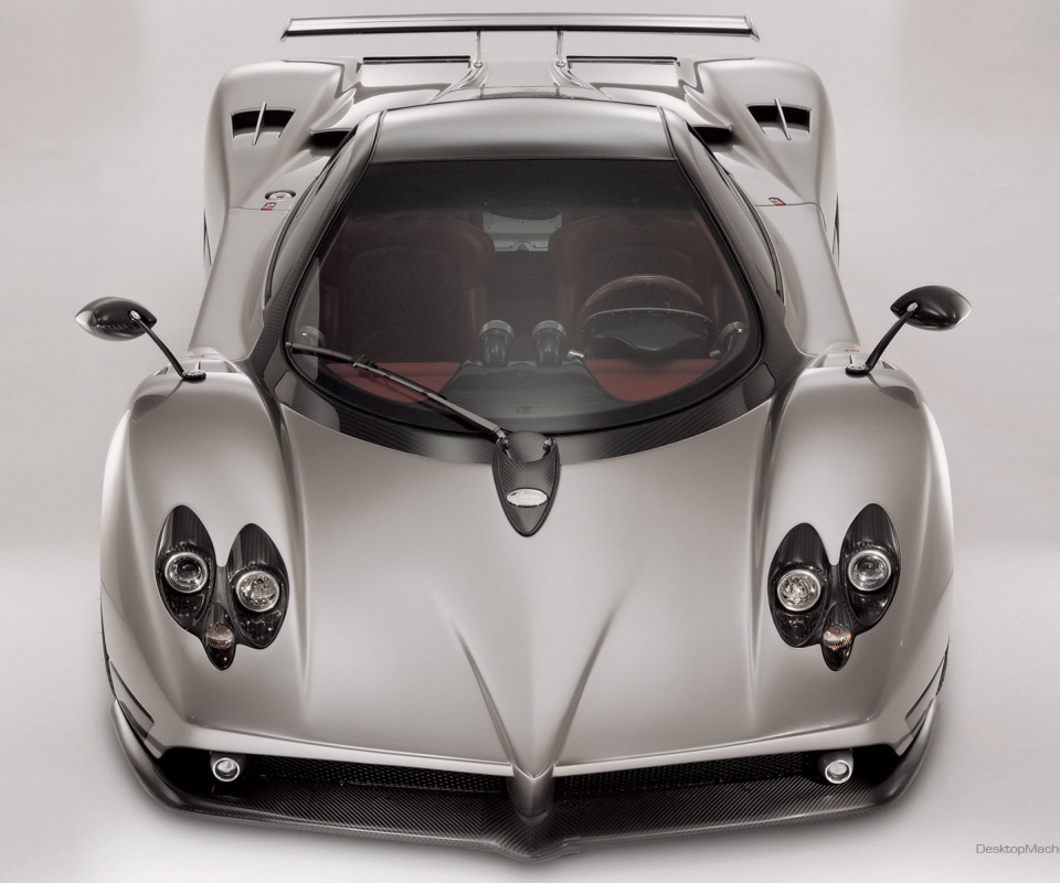 Pagani Zonda спереди обои