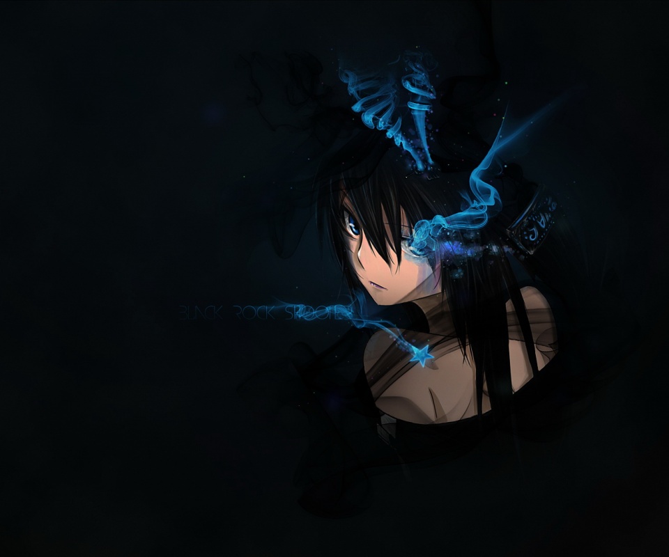 Black rock shooter обои