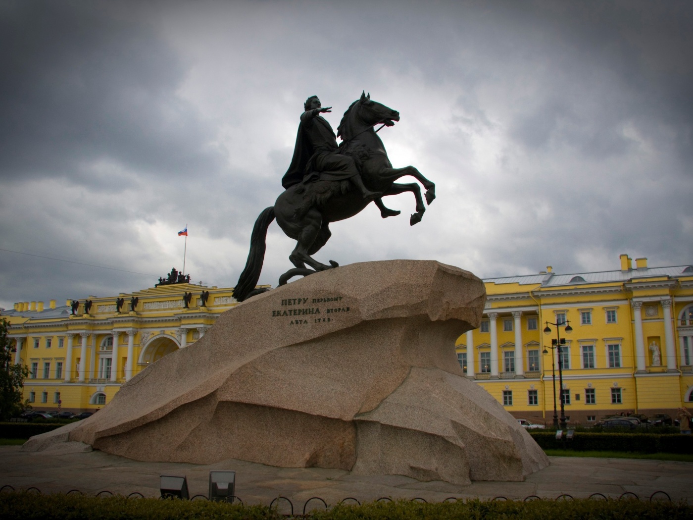 Медный Всадник в Питере обои