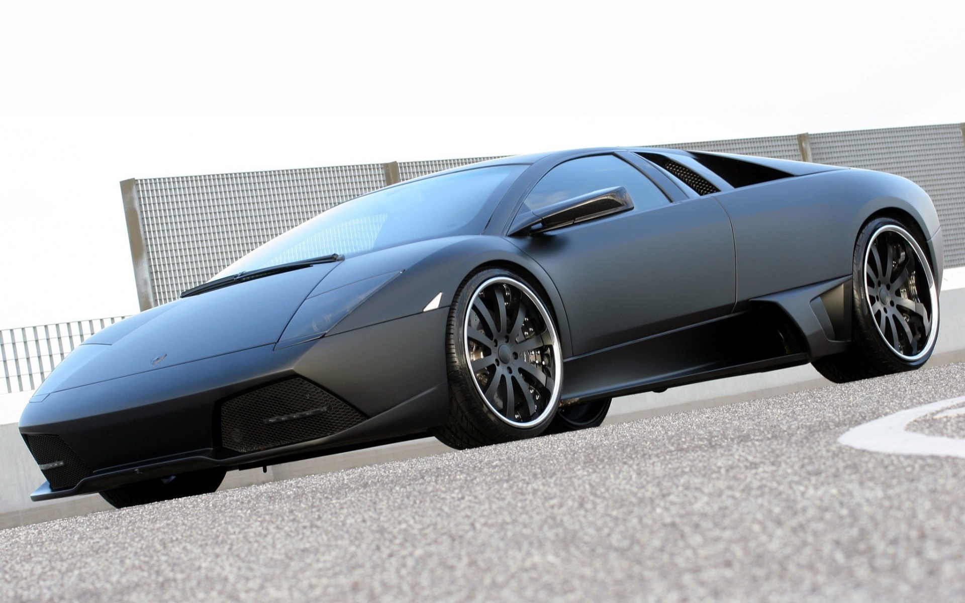 Lamborghini Reventon черного цвета обои