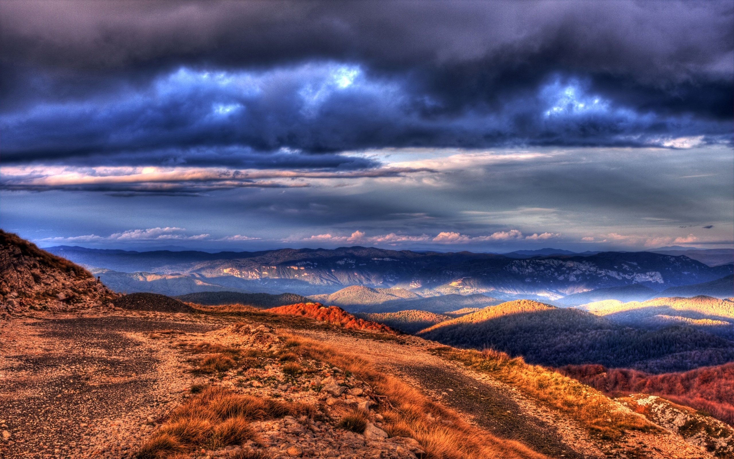 Горы в HDR обои