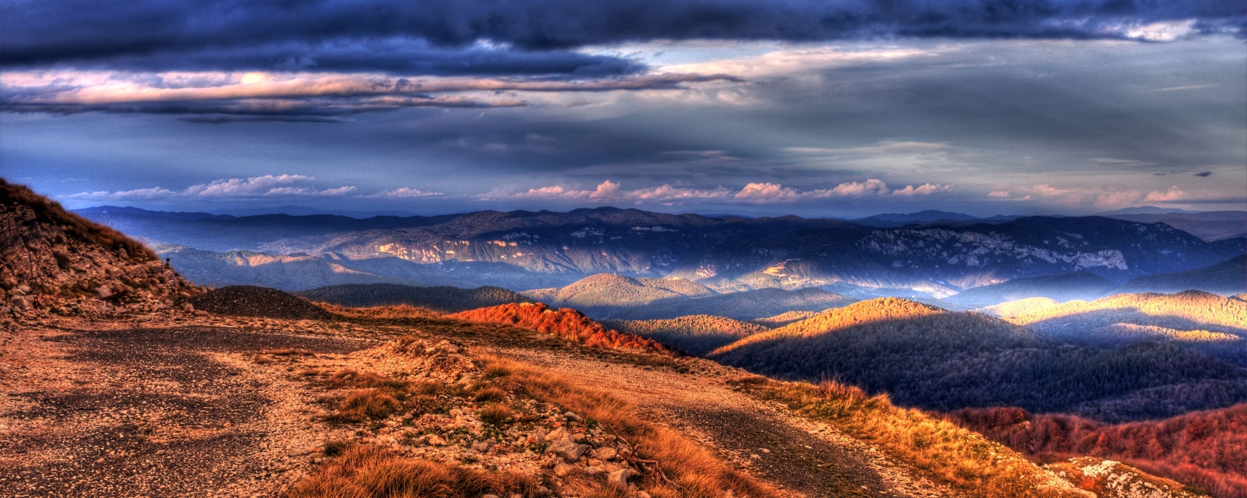 Горы в HDR обои