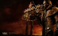 обои Fallout New Vegas для рабочего стола fallout лас вегас оружие противогаз химзащита