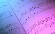 обои Ноты для рабочего стола книга ноты