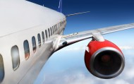 обои Вид на борт самолёта для рабочего стола двигатель крыло самолет
