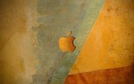 обои Стилизованное яблоко для рабочего стола apple стиль яблоко