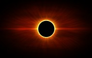 обои Солнецное затмение для рабочего стола затмение солнечное затмение солнце