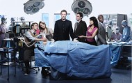 обои Герои сериала "Доктор Хаус" для рабочего стола доктор хаус хью лори