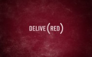 обои Delivered — Доставлено для рабочего стола красный мотивация текст