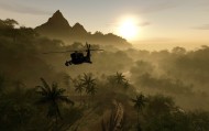 обои Вертолет над тропиками в crysis для рабочего стола crysis вертолет тропики
