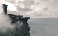 обои Небо у ног для рабочего стола skyrim всадник небо