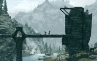обои Клинки для рабочего стола skyrim воин сражение