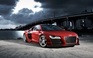 обои Audi R8 для рабочего стола автомобиль ауди мост река