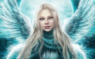 обои Ангел для рабочего стола ангел девушка рисунок