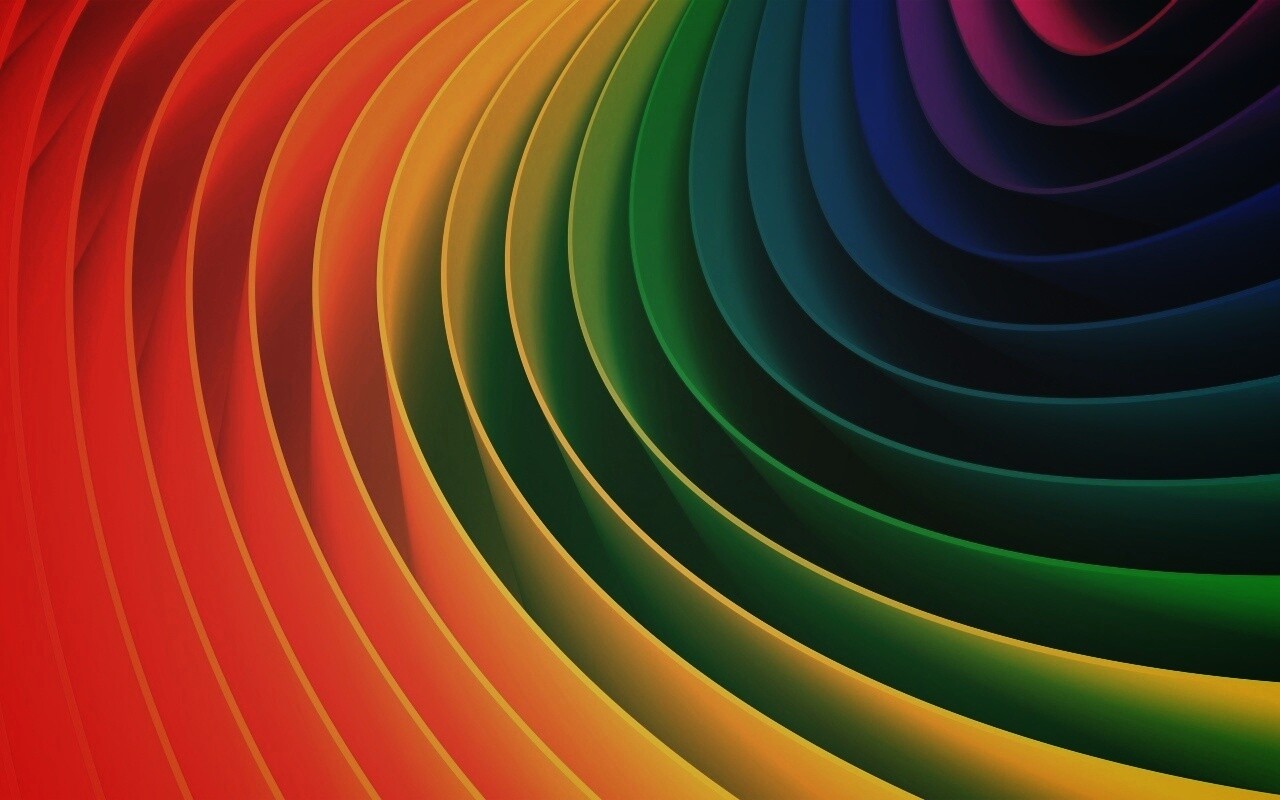 Радуга может быть такой обои