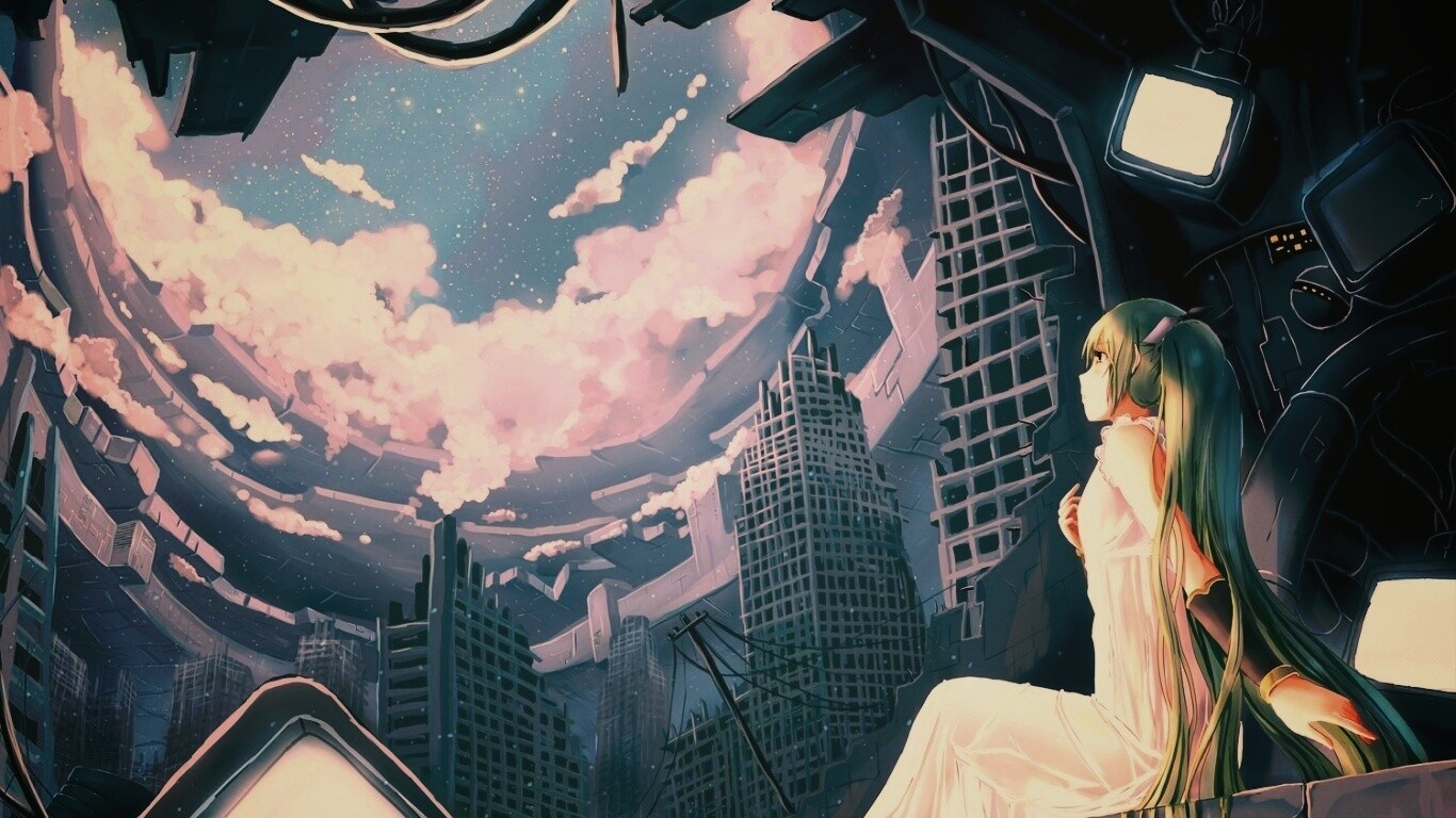 Вокалоид Hatsune Miku обои