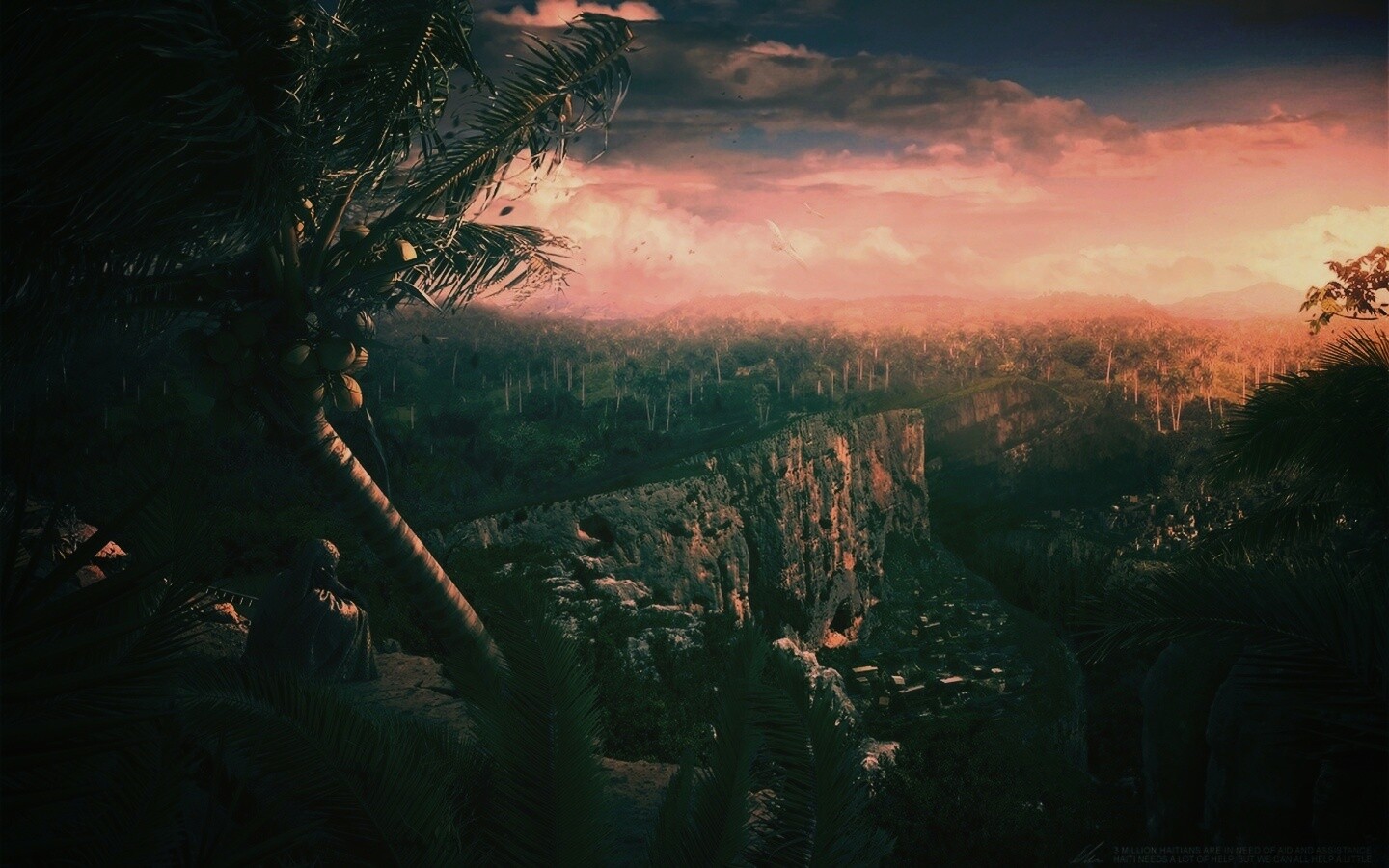 Вид на джунгли обои