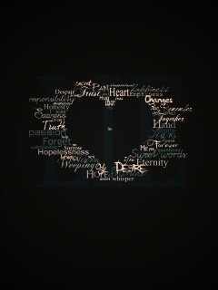 Слова о любви обои