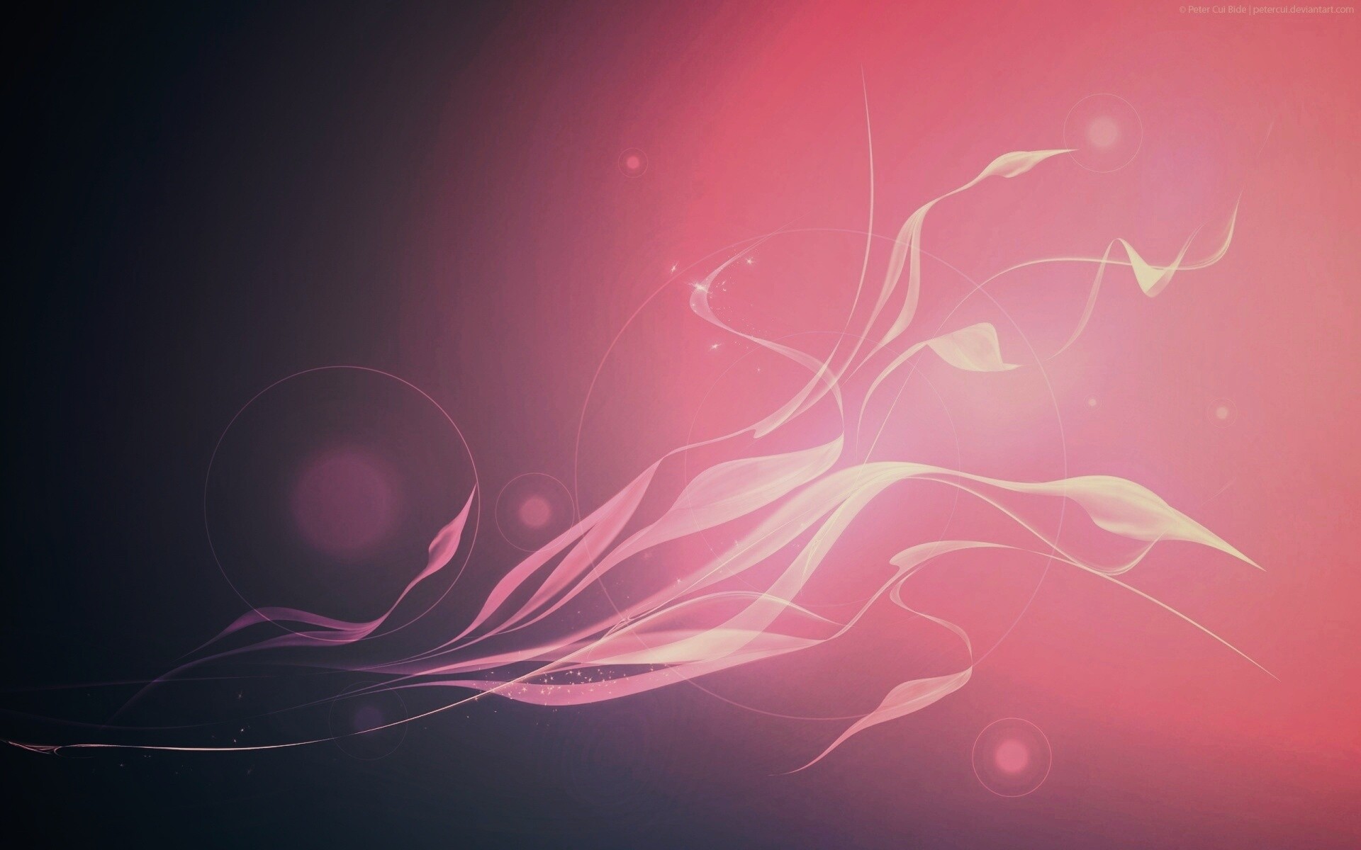 Лёгкая сиреневая абстракция обои