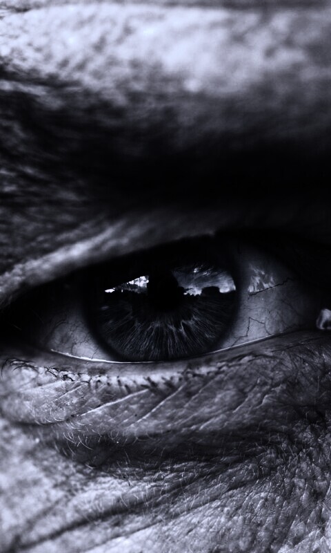 Глаз пожилого человека обои