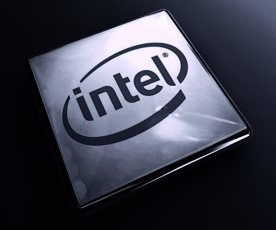 Логотип Intel обои