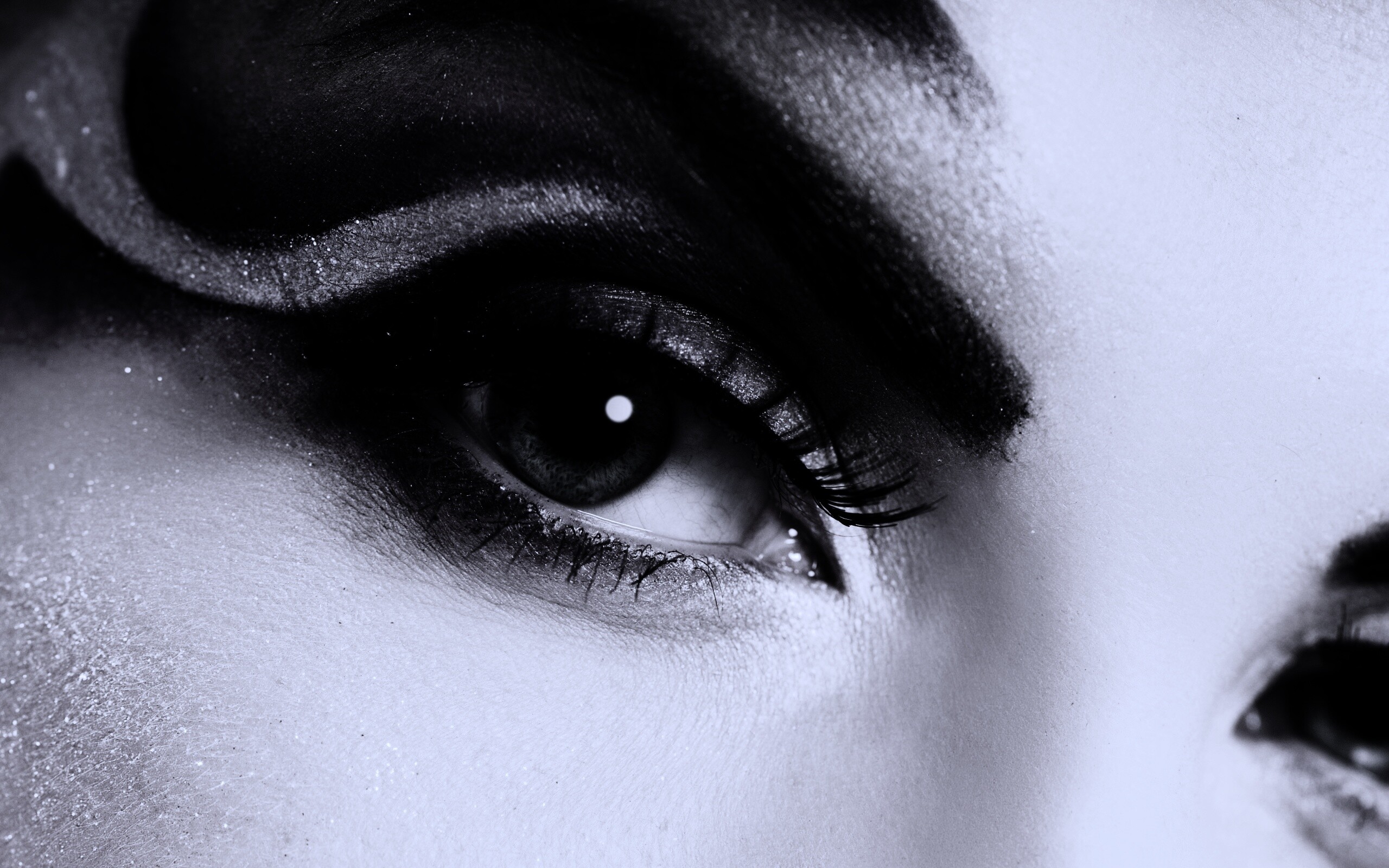 Красивый макияж для глаз обои